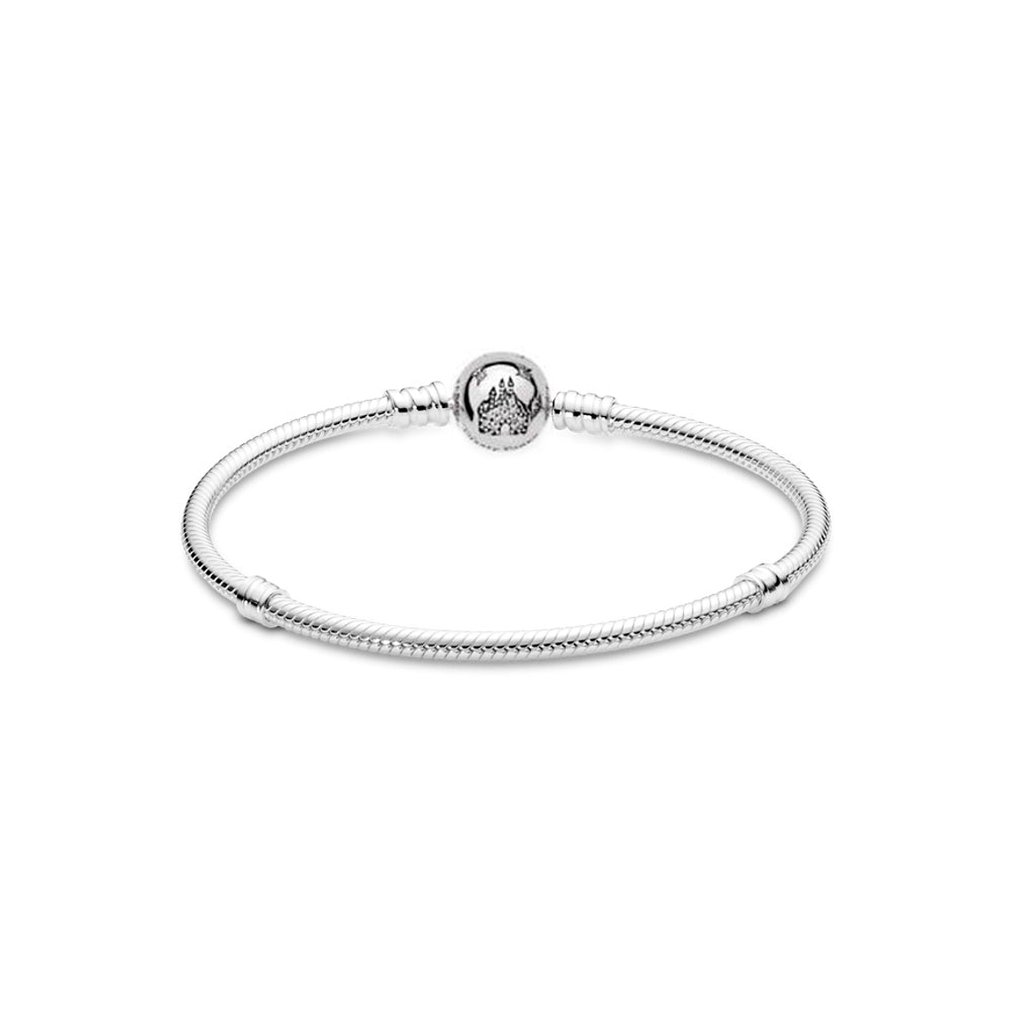 Pulsera Brazalete Pandora Cierre Circular Castillo Magico Disney 597145CZ Plata 925 Talla 18cm 3