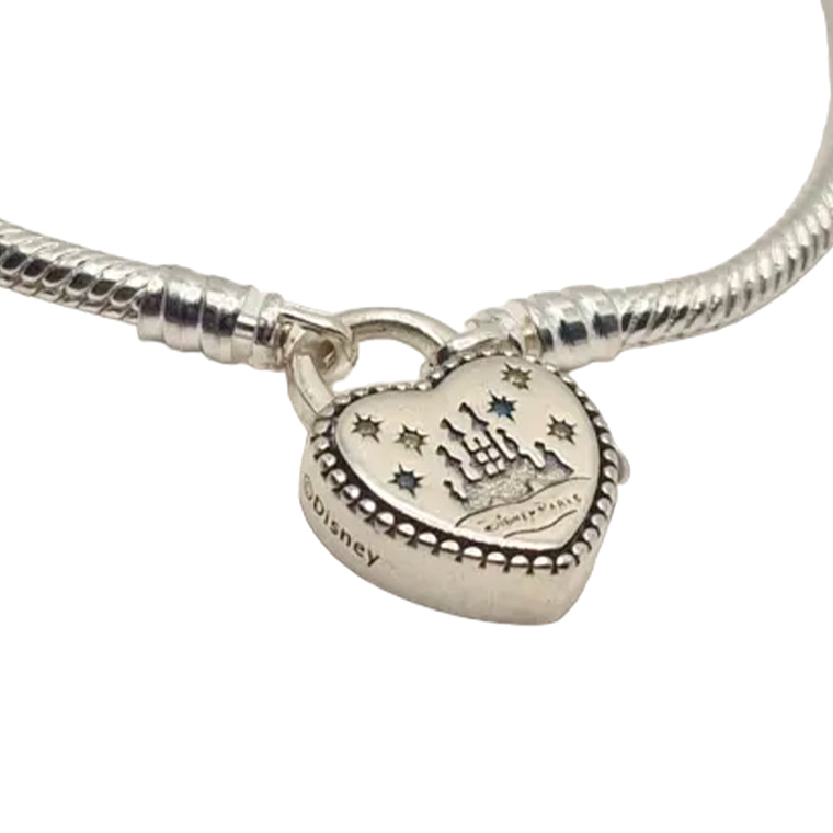 Pulsera Brazalete Pandora Cierre Candado Castillo Fantasilandia 597993PCZMX Plata 925 Talla 18cm 5