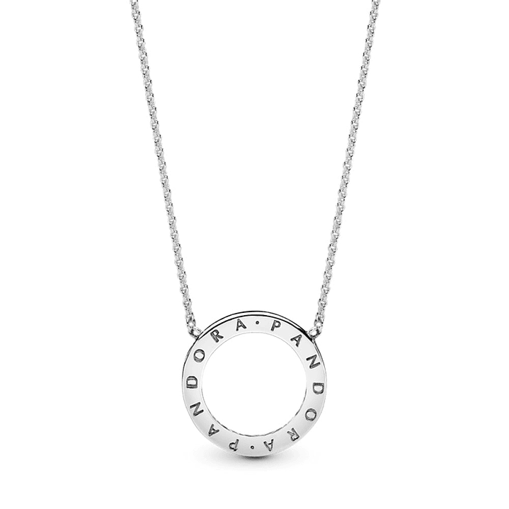 Collar de Cadena Pandora Circulo Shine Ajustable 590514CZ Plata 925 Talla 40cm 2