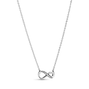 Collar de Cadena Pandora Collier Simbolo Infinito Brillante 398821C01 Plata 925 Talla 50cm