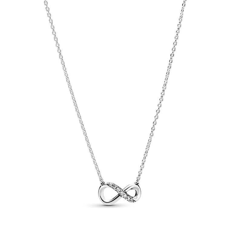 Collar de Cadena Pandora Collier Simbolo Infinito Brillante 398821C01 Plata 925 Talla 50cm 1