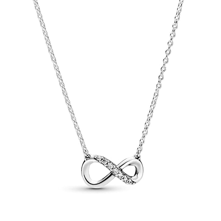 Collar de Cadena Pandora Collier Simbolo Infinito Brillante 398821C01 Plata 925 Talla 50cm 4