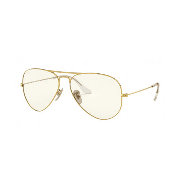 Lentes de Medida Oftálmico Montura Ray Ban Aviador Clear Evolve RB3025 001/5F Talla 58mm 1