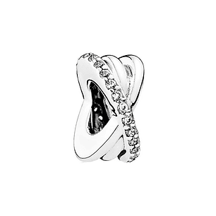 Charm Pandora Original para Mujer 791994CZ Sparkling & Polished Lines Spacer