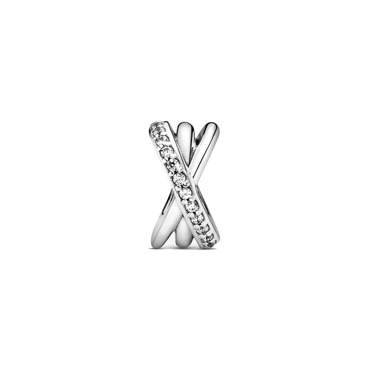 Charm Pandora Original para Mujer 791994CZ Sparkling & Polished Lines Spacer 2