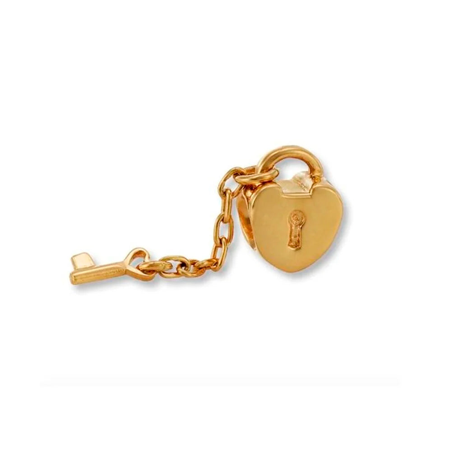 Charm Pandora Original para Mujer 750341 Cerradura de Corazon Color Dorado 2