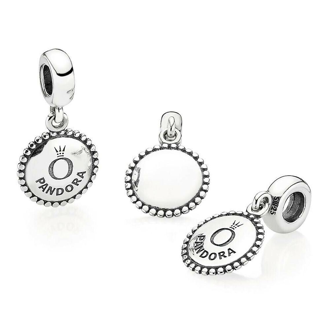 Charm Colgante Pandora Original para Mujer 791169 Pandora Original para Mujer Engravable Icon s925 3