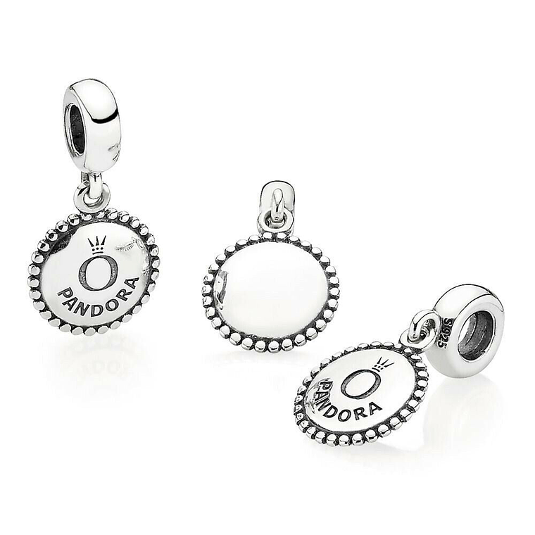 Charm Colgante Pandora Original para Mujer 791169 Pandora Original para Mujer Engravable Icon s925 3
