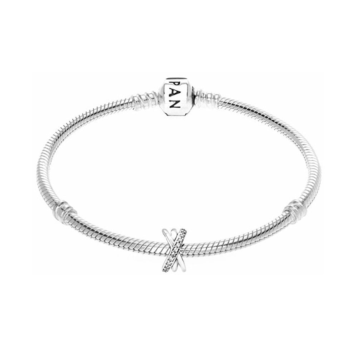 Charm Pandora Original para Mujer 791994CZ Sparkling & Polished Lines Spacer 4
