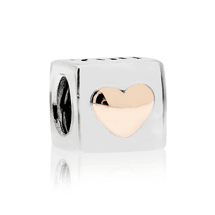 Charm Dije Pandora Original para Mujer 790200 Cubo Te Amo Plata 925