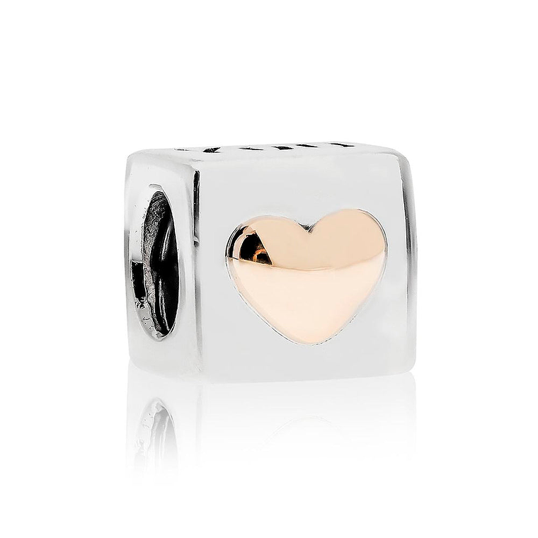 Charm Dije Pandora Original para Mujer 790200 Cubo Te Amo Plata 925 1