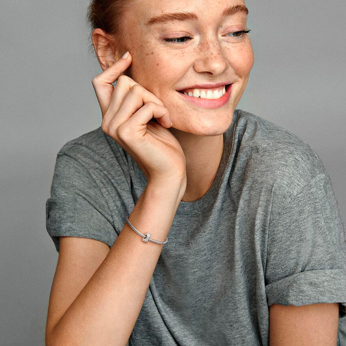 Charm Pandora Original para Mujer 791994CZ Sparkling & Polished Lines Spacer 5