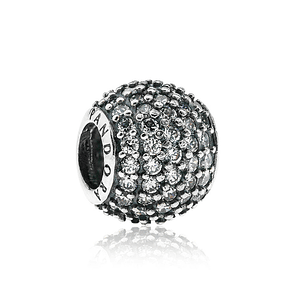 Charm Dije Pandora Original para Mujer 791051CZ Pave Ball Plata 925