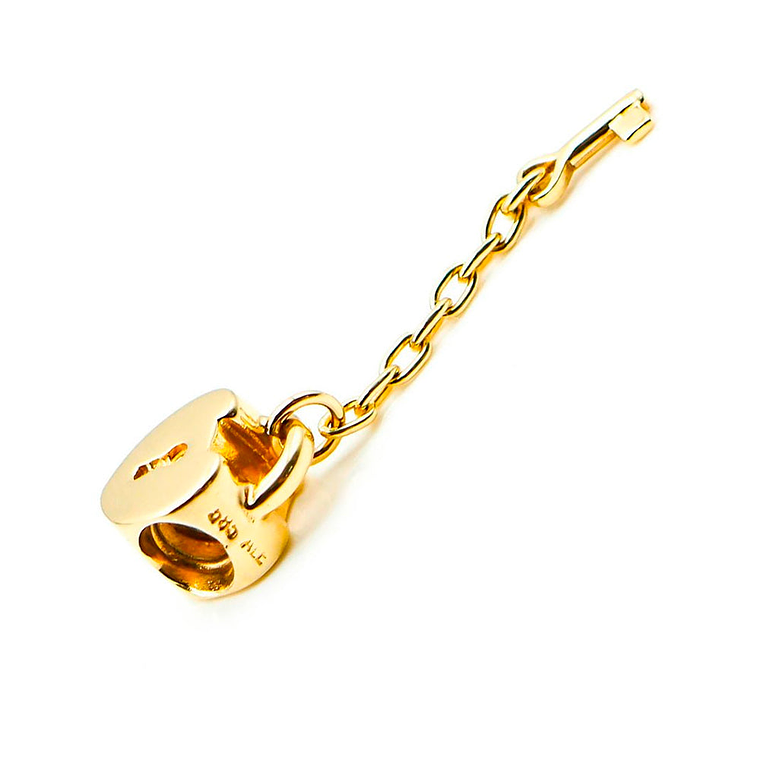 Charm Pandora Original para Mujer 750341 Cerradura de Corazon Color Dorado 3
