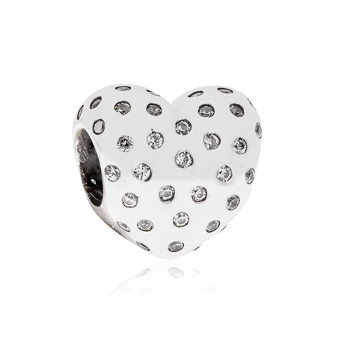 Charm Dije Pandora Original para Mujer 791241CZ Corazon Brillante Plata 925 1