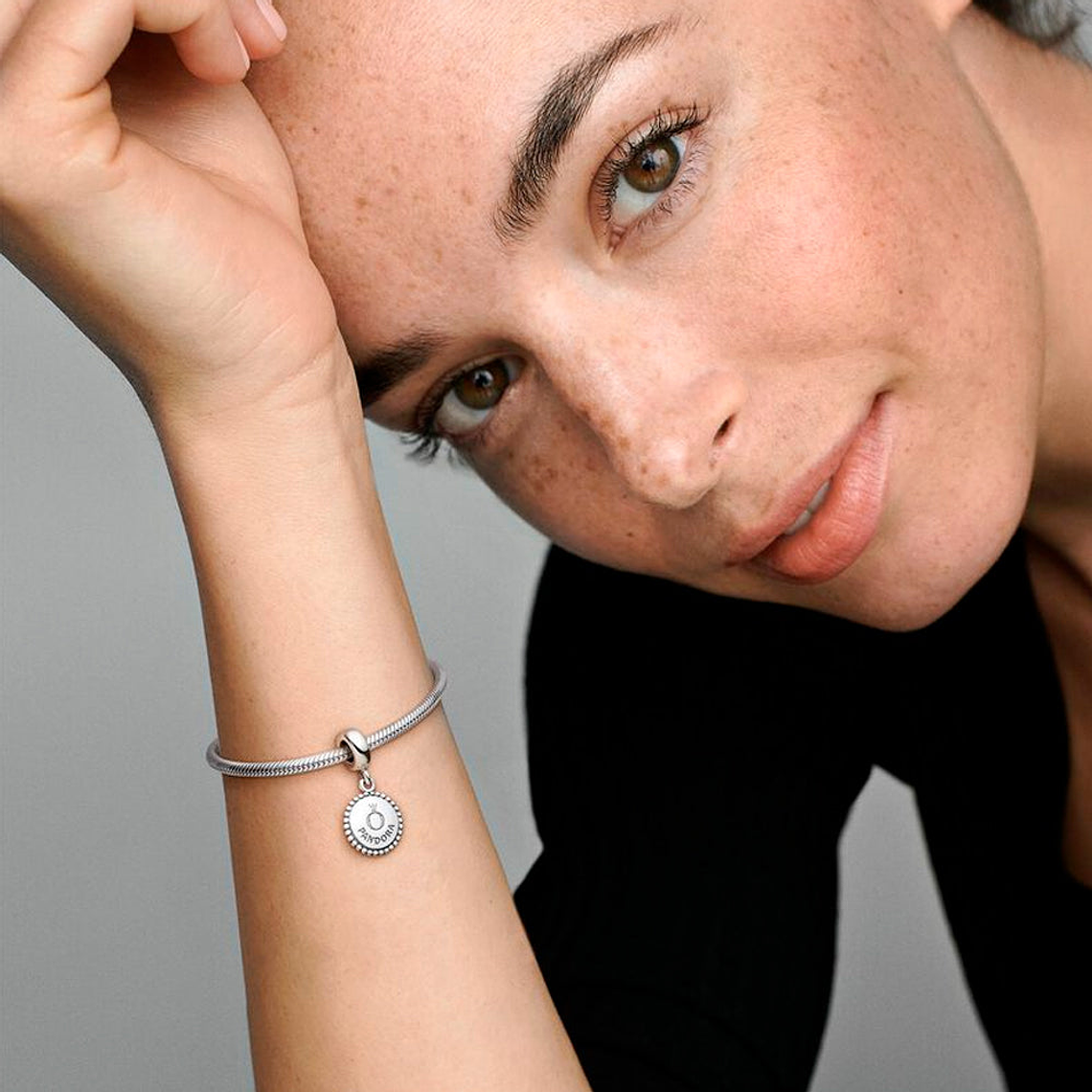 Charm Colgante Pandora Original para Mujer 791169 Pandora Original para Mujer Engravable Icon s925 5