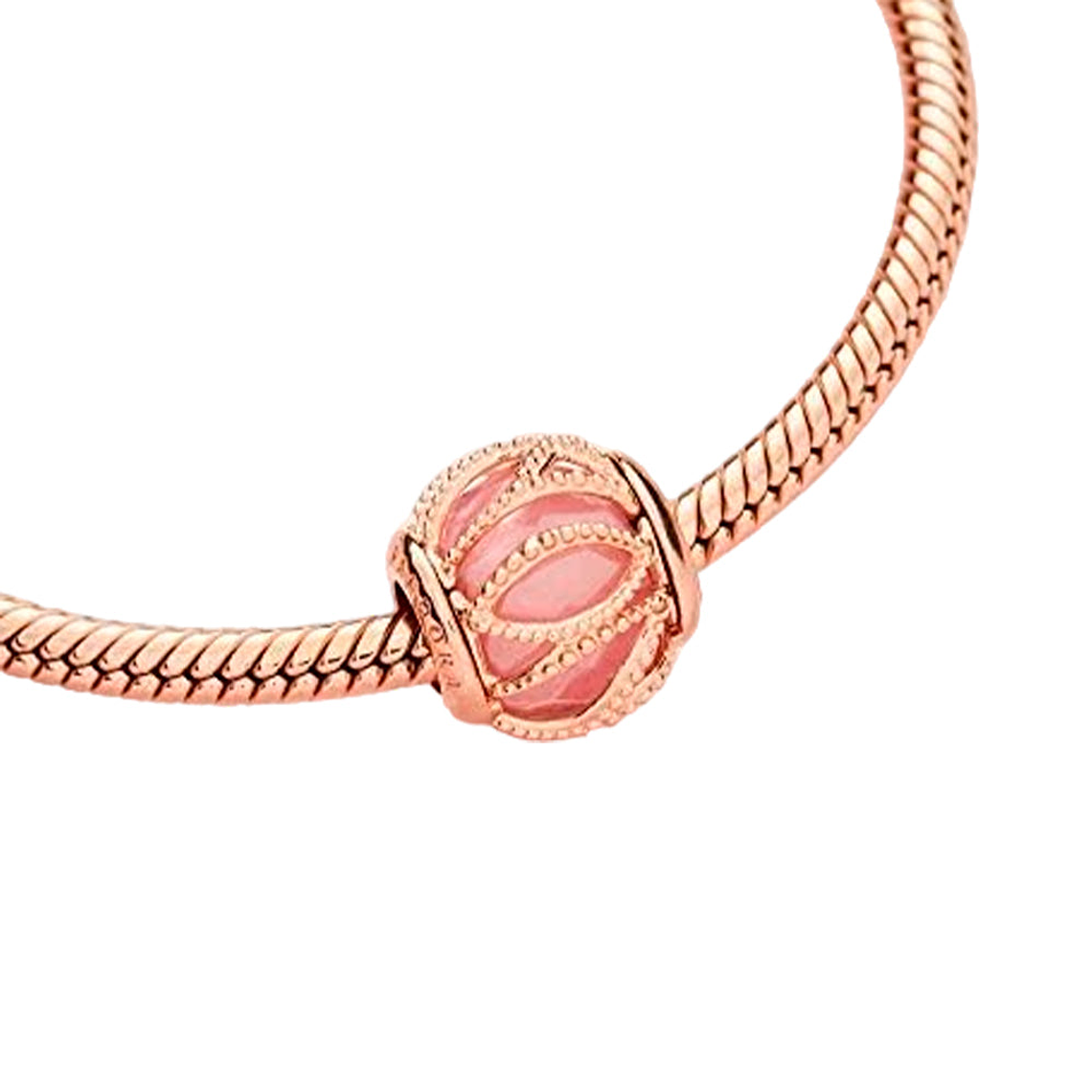 Charm Dije Pandora Original para Mujer 781968PCZ Resplandor Entrelazado Oro 14k 4