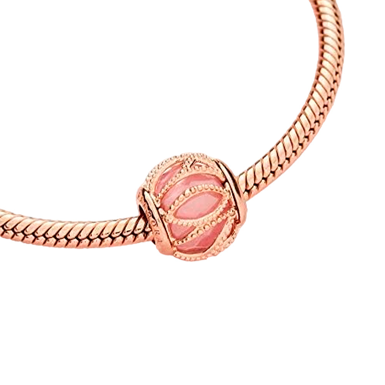 Charm Dije Pandora Original para Mujer 781968PCZ Resplandor Entrelazado Oro 14k 4