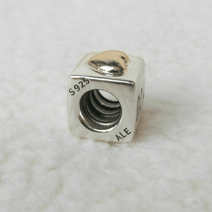 Charm Dije Pandora Original para Mujer 790200 Cubo Te Amo Plata 925 4