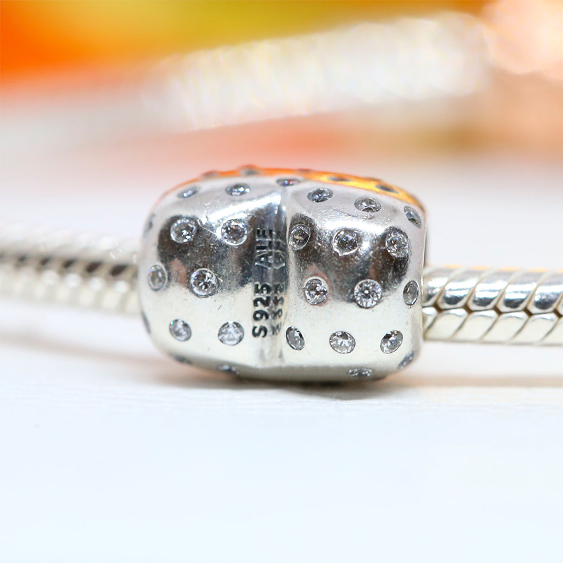 Charm Dije Pandora Original para Mujer 791241CZ Corazon Brillante Plata 925 4