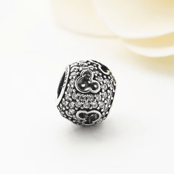 Charm Dije Pandora Original para Mujer 791442CZ Siluetas de Mickey Plata 925 5