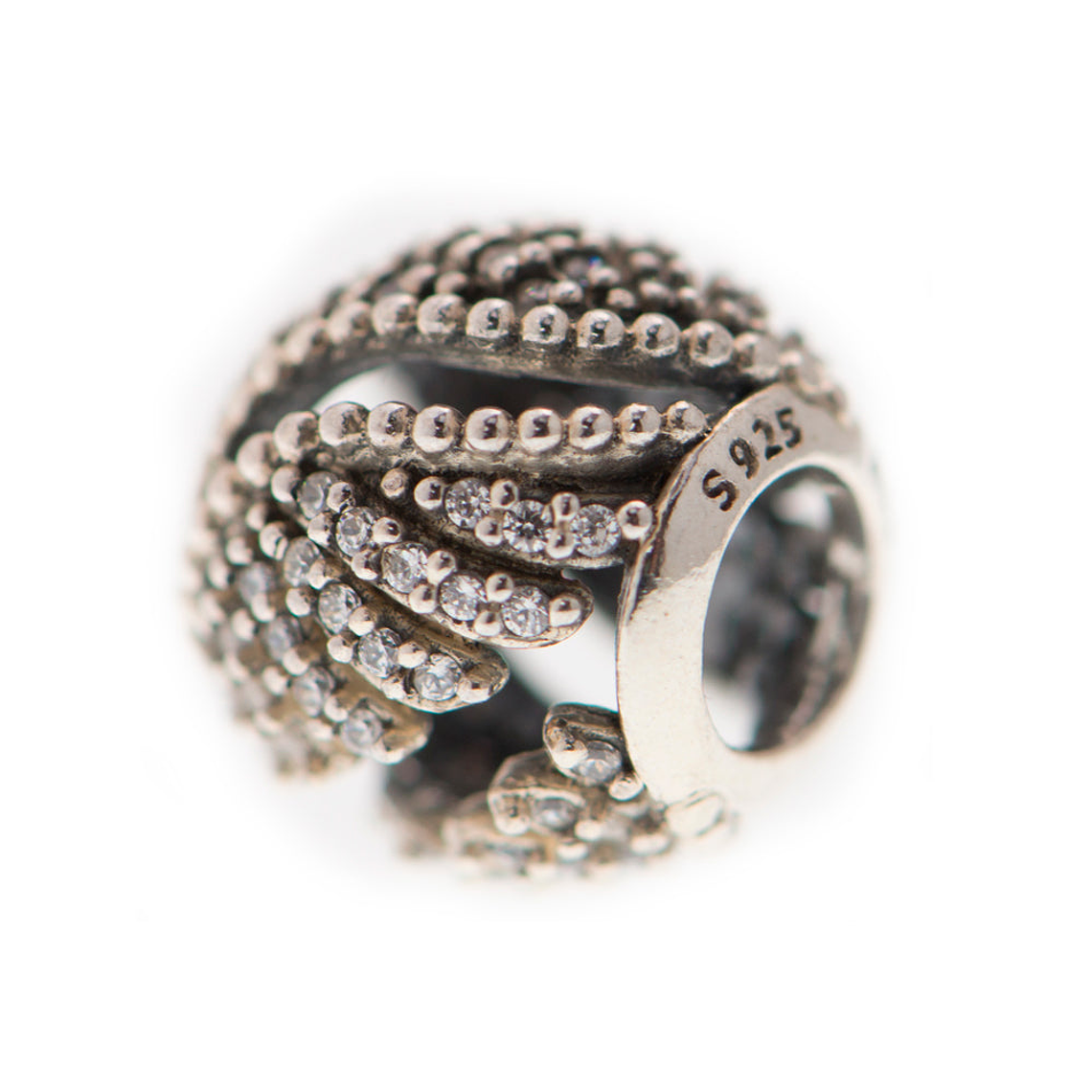 Charm Dije Pandora Original para Mujer 791749CZ Plumas Majestuosas Plata s925 4