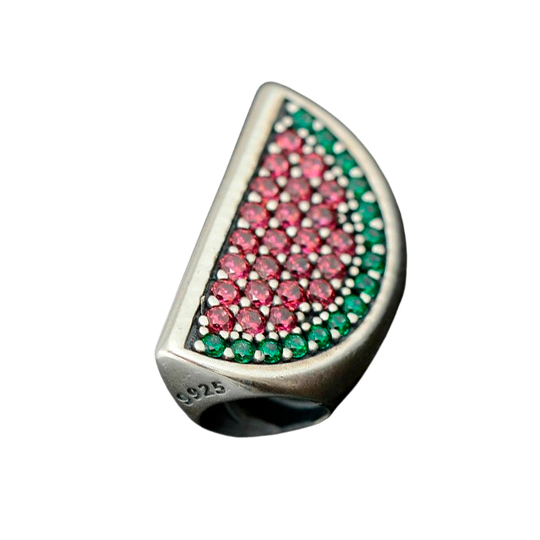Charm Dije Pandora Original para Mujer 791901CZR Sandia Roja y Verde Plata s925 2