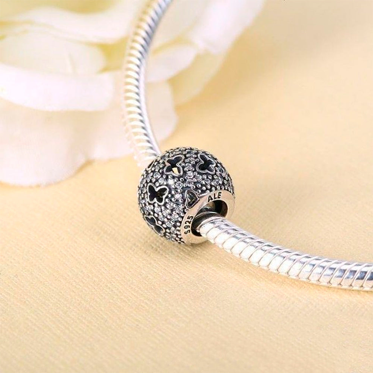 Charm Dije Pandora Original para Mujer 791482CZ Mariposas Revoloteando Plata s925 5