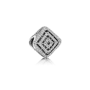 Charm Dije Pandora Original para Mujer 796211CZ Lineas Geometricas Plata 925