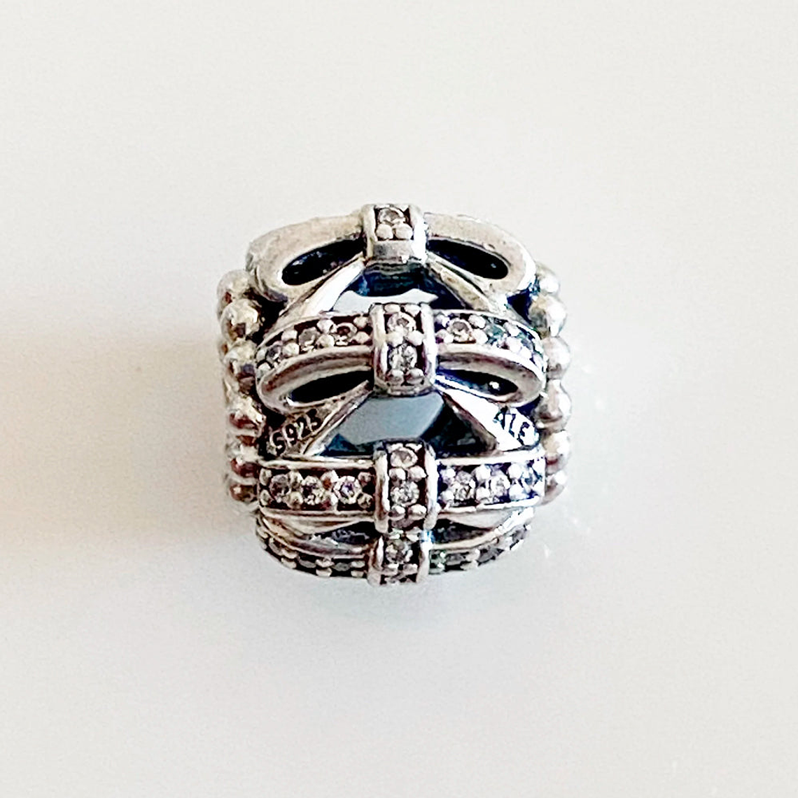 Charm Dije Pandora Original para Mujer 791779CZ Ale-Shimmering Sentimentos Openwork 925 5