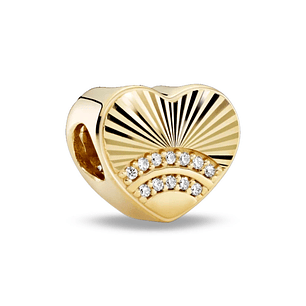 Charm Pandora Original para Mujer 767288CZ Fan de Amor s925