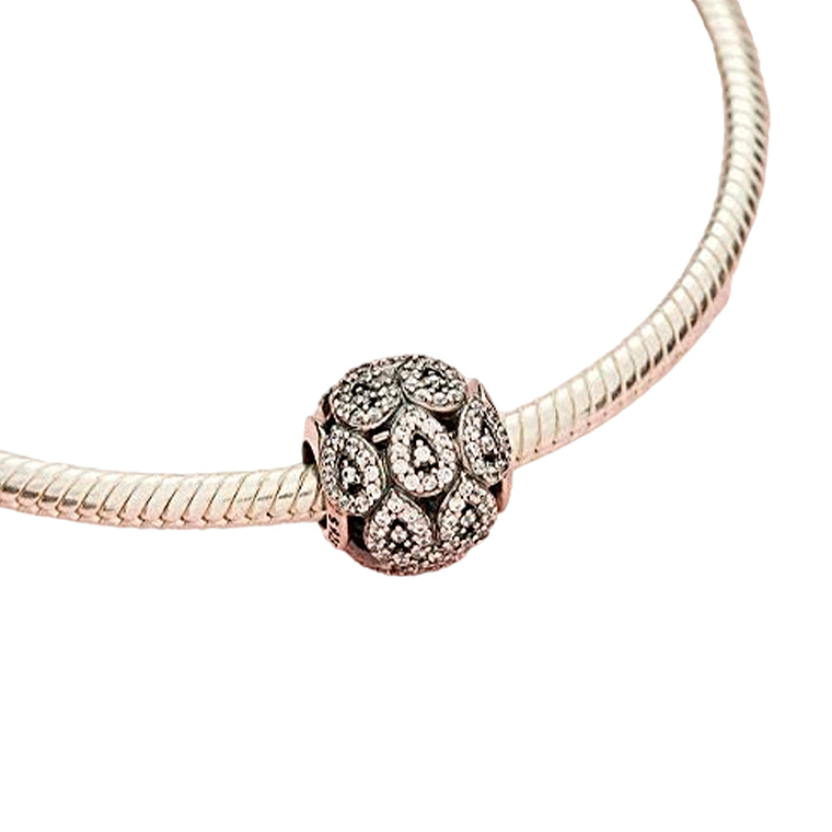 Charm Dije Pandora Original para Mujer 796271CZ Elegancia en Cascada Plata 925 4