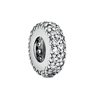 Charm Pandora Original para Mujer 791359cz Espaciador de Brillo Transparente