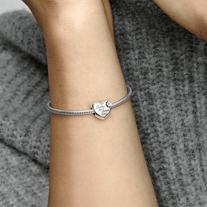 Charm Pandora Original para Mujer Corazón de Mamá 799364C00 en Plata 925 6