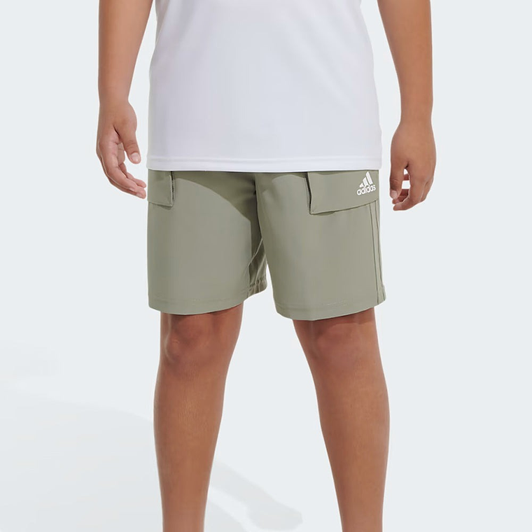 Short Adidas Original GB8814 Cinturilla Elástica Aeroready Para Niños Talla M 3