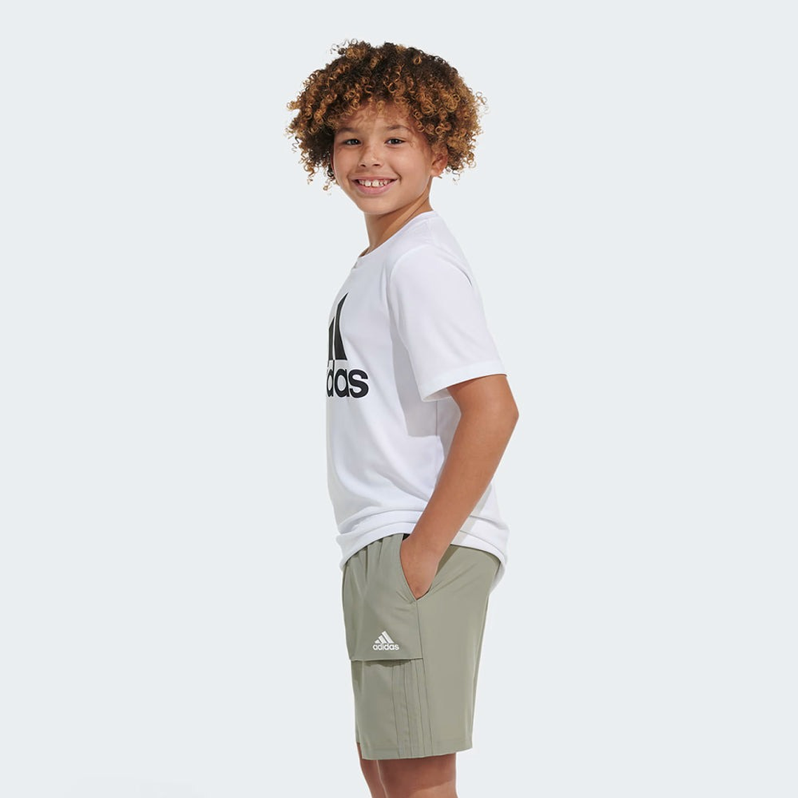 Short Adidas Original GB8814 Cinturilla Elástica Aeroready Para Niños Talla M 5