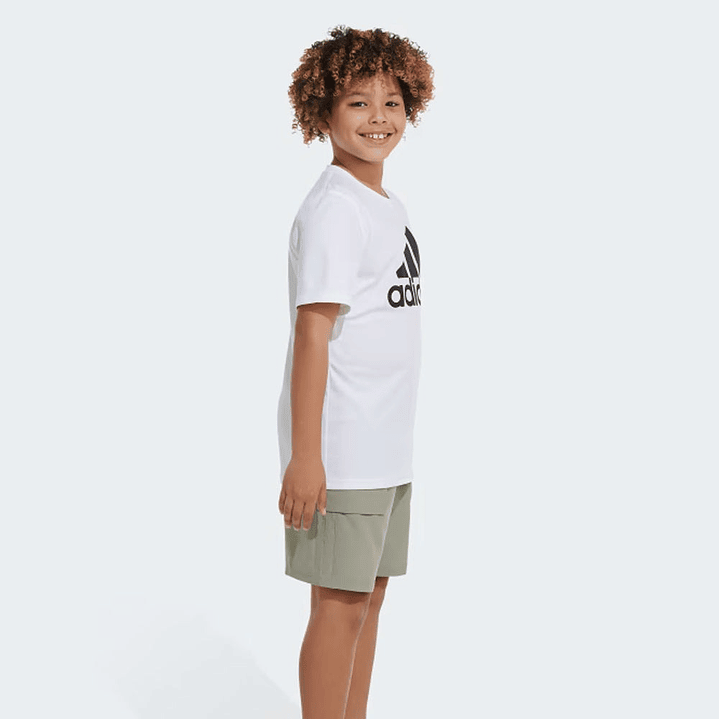 Short Adidas Original GB8814 Cinturilla Elástica Aeroready Para Niños Talla M 6