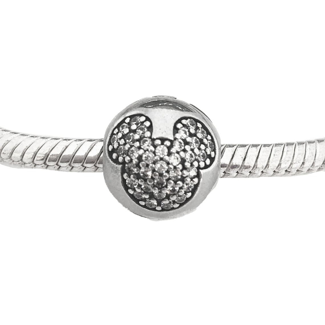 Clip Pandora Original para Mujer 791449CZ Disney Mickey Mouse Pavé s925 4