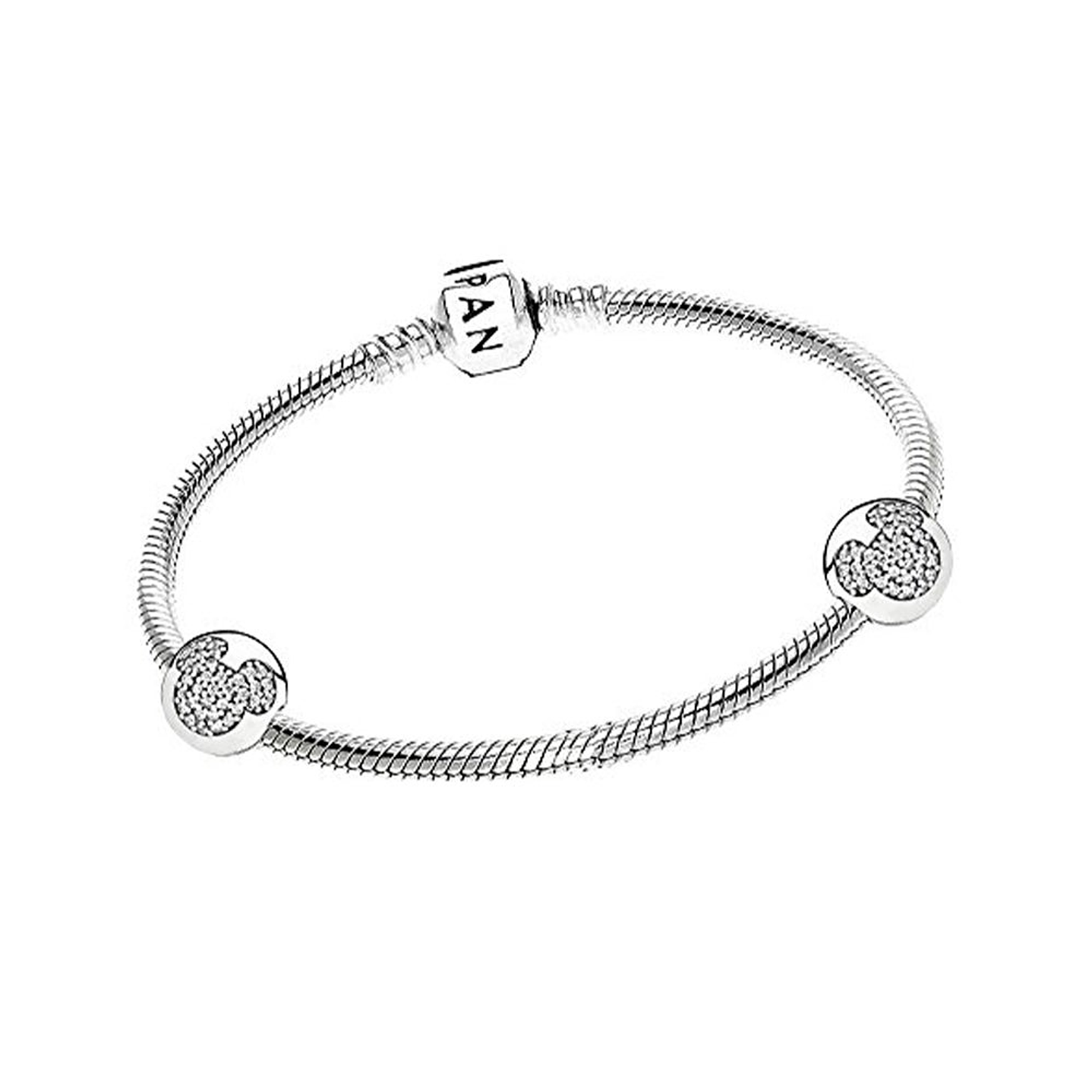 Clip Pandora Original para Mujer 791449CZ Disney Mickey Mouse Pavé s925 5