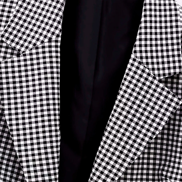 Blazer de Cuadros BE759  Tangada Mujer Talla S 2