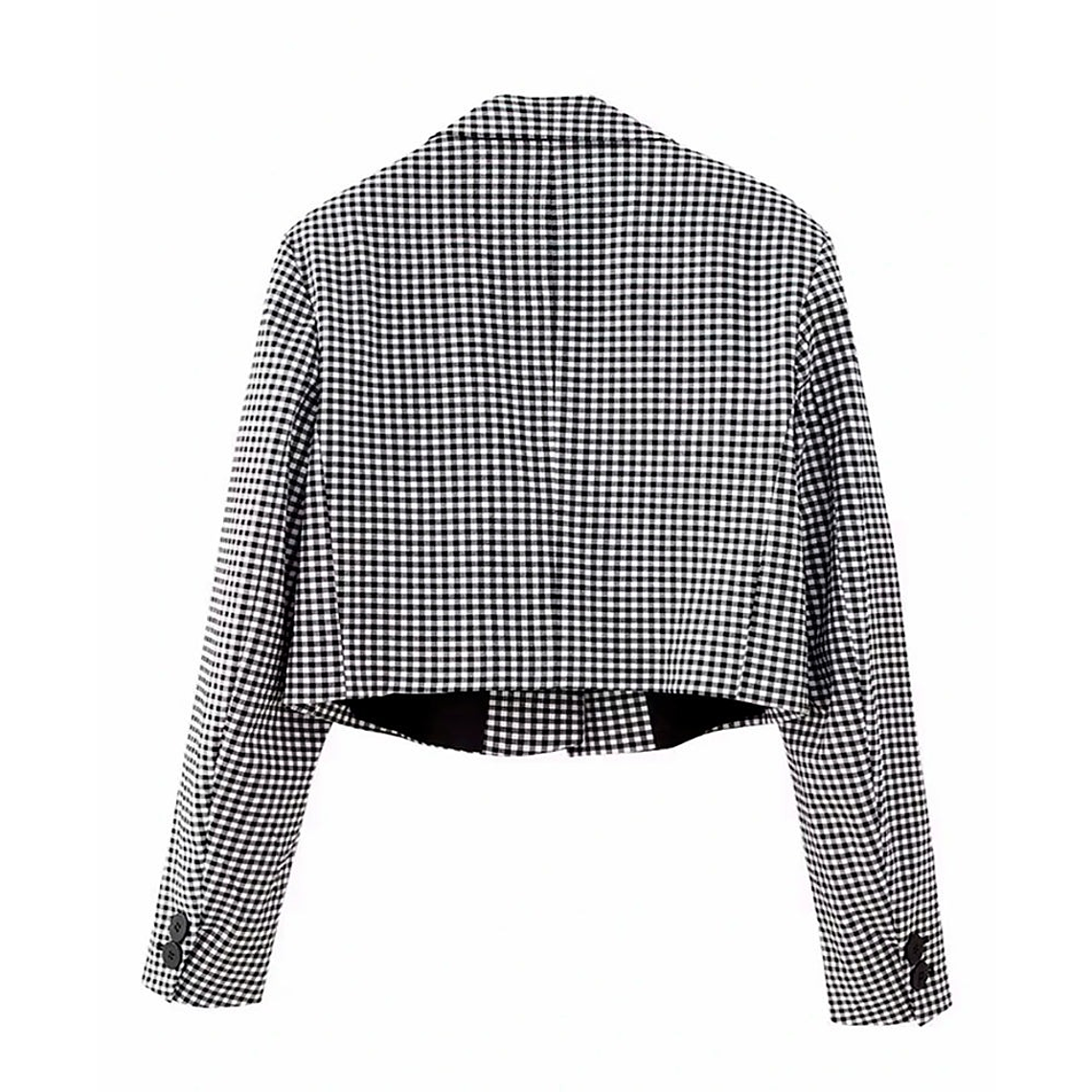 Blazer de Cuadros BE759  Tangada Mujer Talla S 4