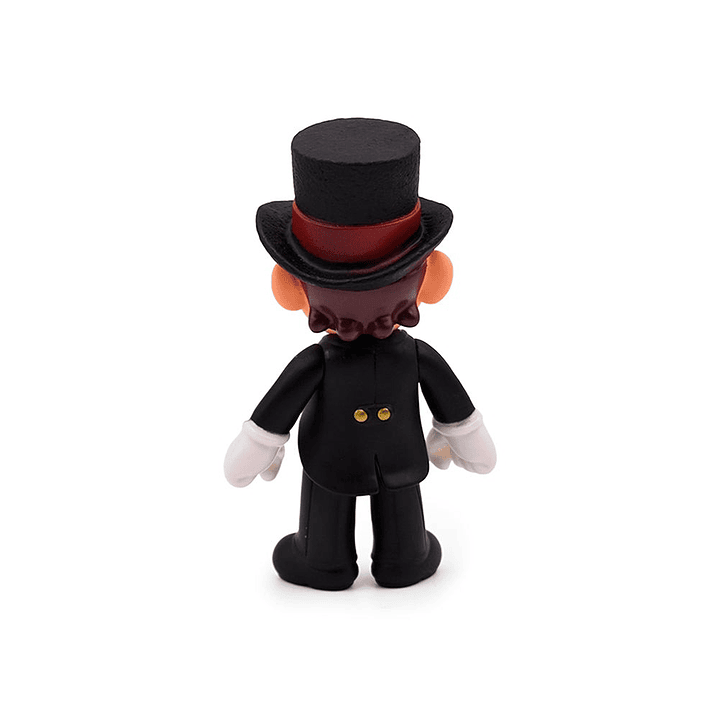 Muñeco Juguete Super Mario Bros - Mario con Cappy Traje Negro 12 cm 3