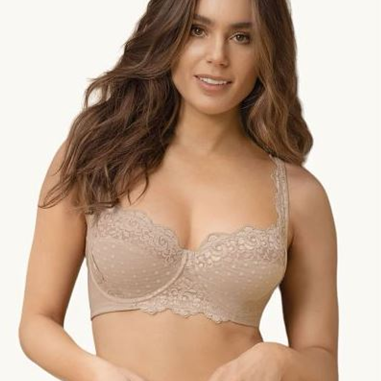 Brasier de alto cubrimiento en encaje - 34B 1