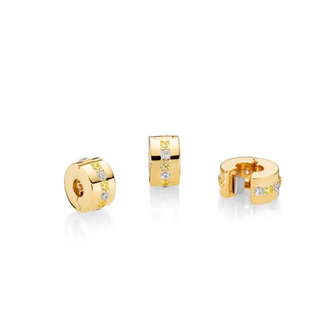 CLIP PANDORA 767051CSY PLATA 925 ORIGINAL MUJER TIMELESS COLLECTION GOLD PLATED 3