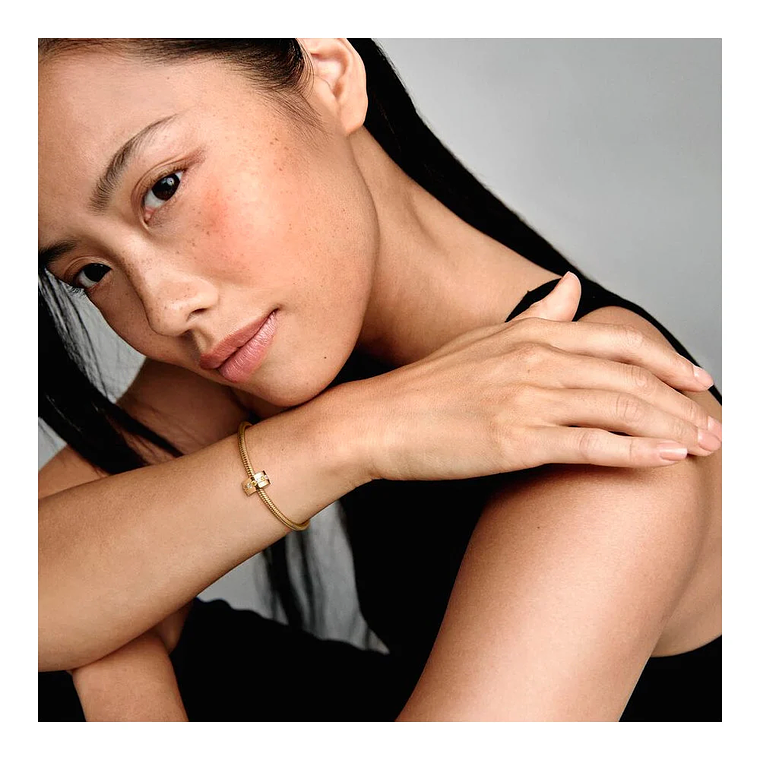 CLIP PANDORA 767051CSY PLATA 925 ORIGINAL MUJER TIMELESS COLLECTION GOLD PLATED 4