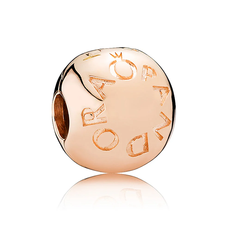CLIP PANDORA 781015 ORO ROSA ORIGINAL MUJER CILINDRICO 1