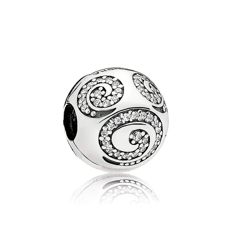CLIP PANDORA 796334CZ PLATA 925 ORIGINAL MUJER DISNEY MICKEY SWIRLS 1