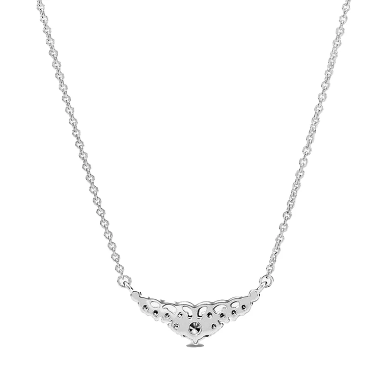 Collar de Cadena Pandora Tiara Reluciente 396227CZ Plata 925 Talla 45cm 2