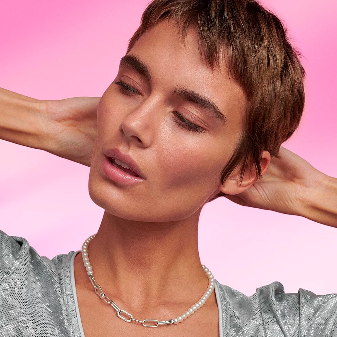 COLLAR DE CADENA PANDORA 399658C01 PLATA 925 TALLA 45CM  4