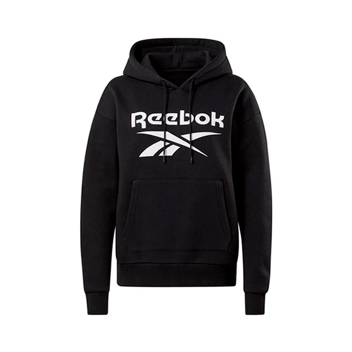 Polera para Mujer Reebok Identity Big Logo Fleece Hoody GS9392 Negro - Talla M 5